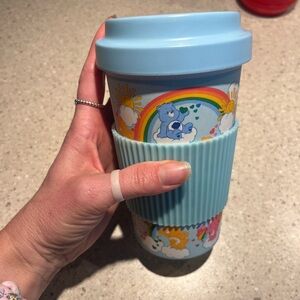 Care Bears All Characters Bamboo Fiber Tumbler Cup w Silicone Sleeve Reusable